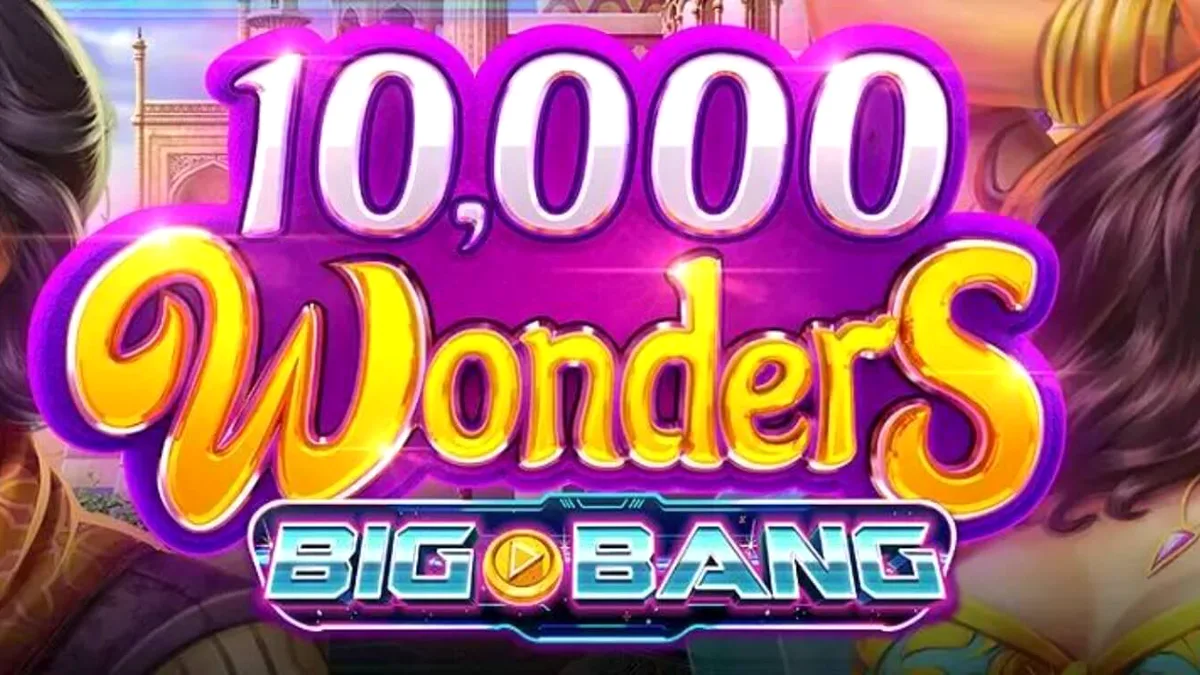 Tampilan visual slot 10,000 Wonders Big Bang di perangkat seluler