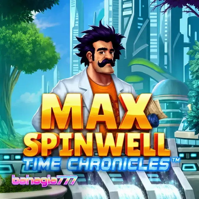 Max Spinwell: Time Chronicles slot game interface showing the timeline progression feature